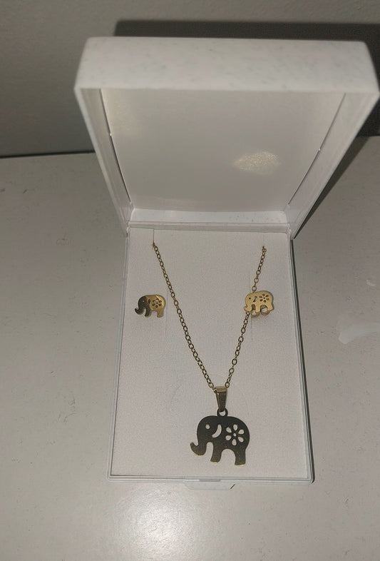 Ensemble Pendentif & boucles d'oreilles5