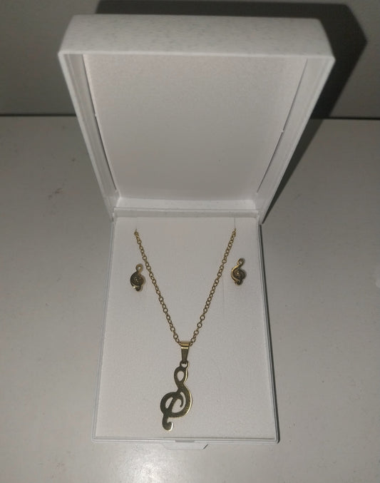 Ensemble Pendentif & boucles d'oreilles7