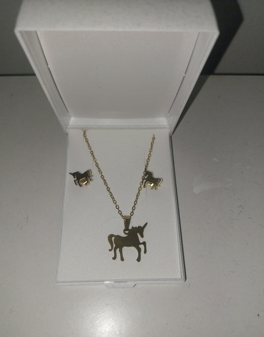 Ensemble Pendentif & boucles d'oreilles8